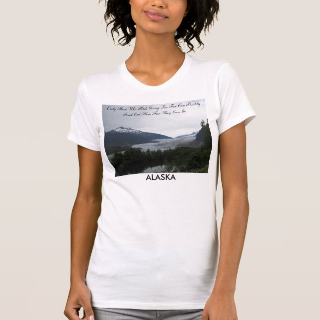T-tröja för Alaska isMelt Tee (Framsida)