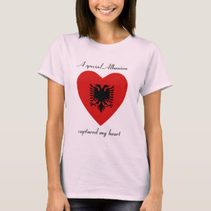 T-tröja för Albanien flaggaälskling T-shirt