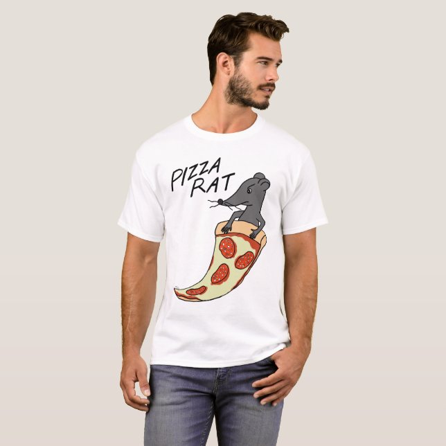 T-tröja för älskare för Pizza för T Shirt (Hel framsida)