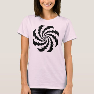 T-tröja för animeradblommadamer tee shirt