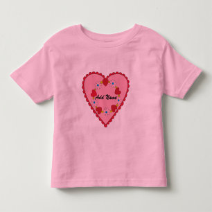 T-tröja för anpassadevalentinsmåbarn tee shirt