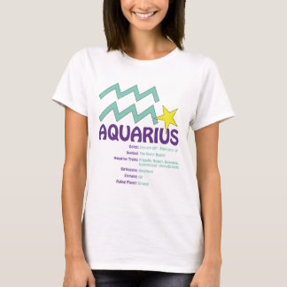 T-tröja för Aquariusdragdamer Tee Shirt