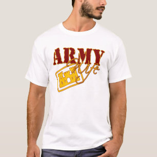 T-tröja för arméingenjörfru t shirt