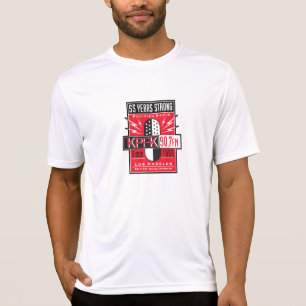 T-tröja för årsdag för KPFK 55th grundläggand T-shirt