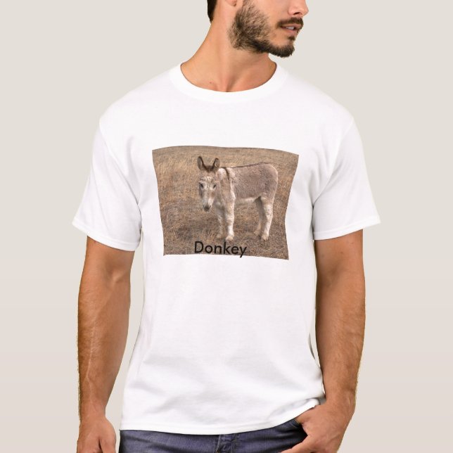 T-tröja för åsnapojkesmåbarn tee shirt (Framsida)