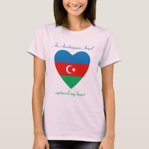 T-tröja för Azerbajdzjan flaggaälskling T-shirt