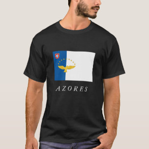 T-tröja för Azores öPortugal flagga Tee Shirt