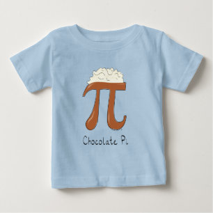 T-tröja för baby för barn för dag för Pi för Math T Shirt