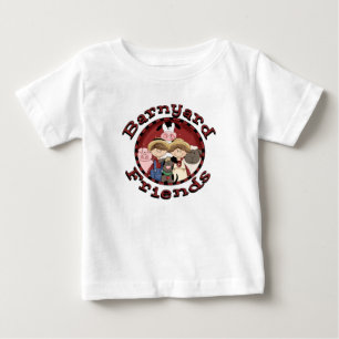 T-tröja för baby för Barnyardvänlantgård Tee