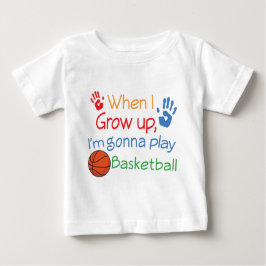 T-tröja för baby för basketspelare (framtid) t shirt
