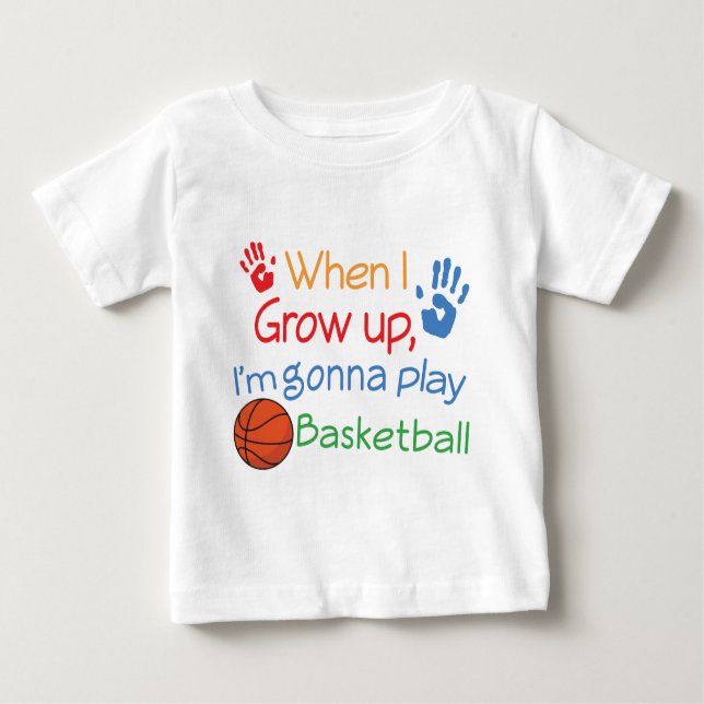 T-tröja för baby för basketspelare (framtid) t shirt (Framsida)
