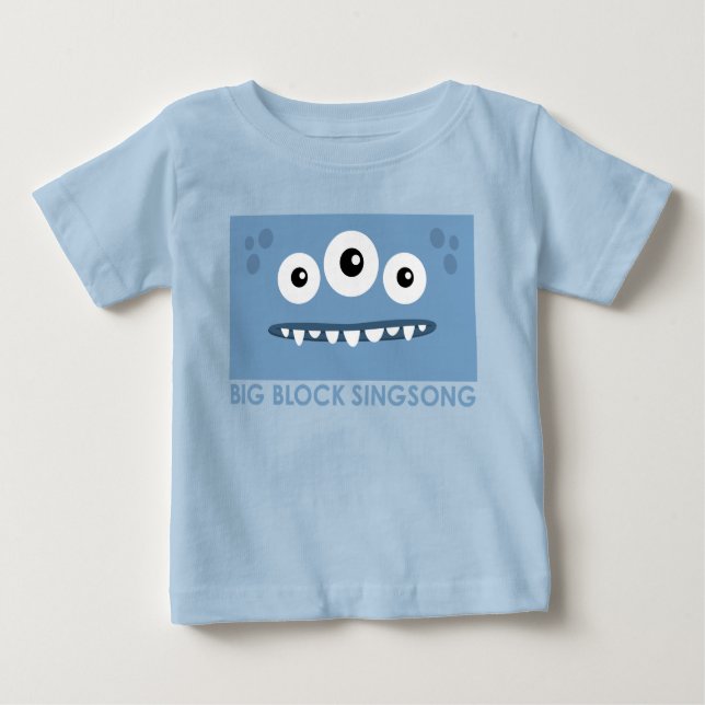 T-tröja för baby för BBSS-utrymmevänner främmande T Shirt (Framsida)