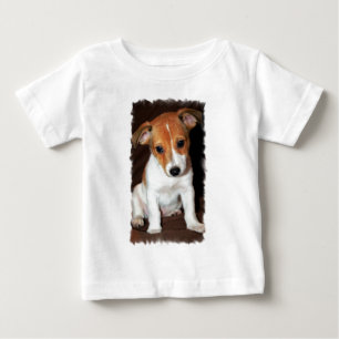 T-tröja för baby för hund för valp för jackRu Tee