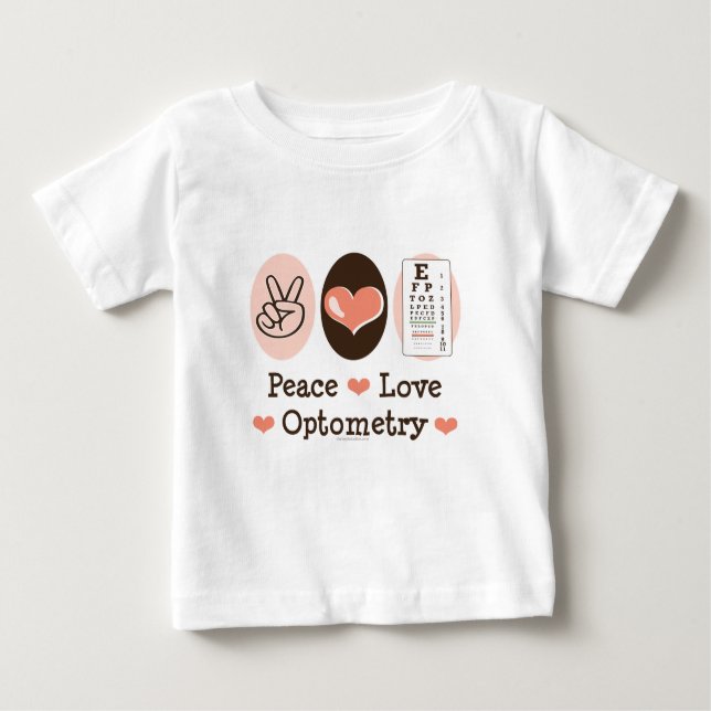 T-tröja för baby för optometriker för t shirt (Framsida)
