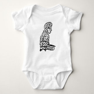 T-tröja för baby för Salat Shahada islamMuslim Tee Shirt