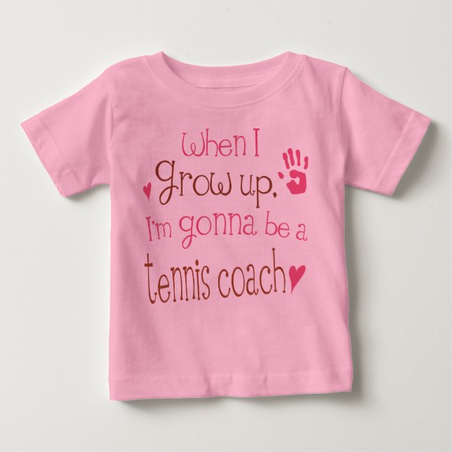 T-tröja för baby för tennislagledare (framtid) t-shirt (Framsida)