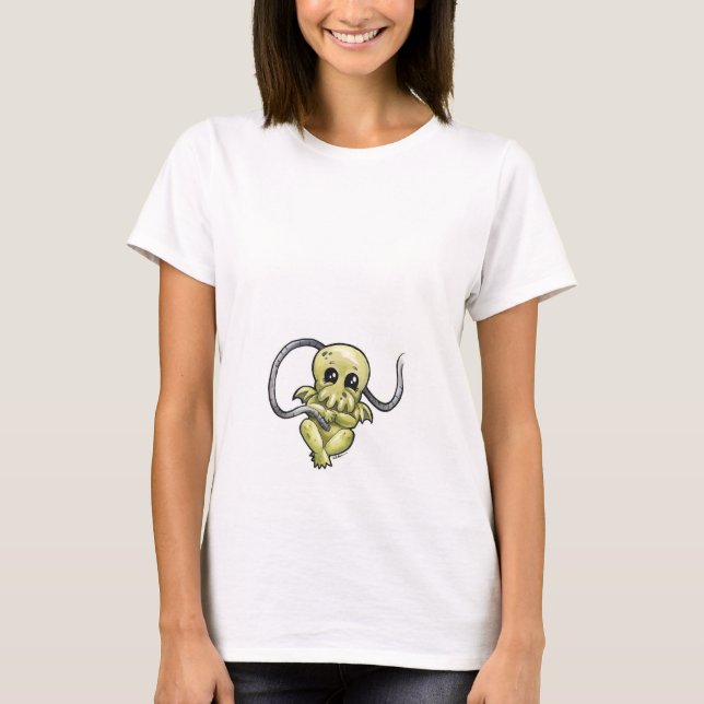 T-tröja för babyCthulhu moderskap T-shirt (Framsida)