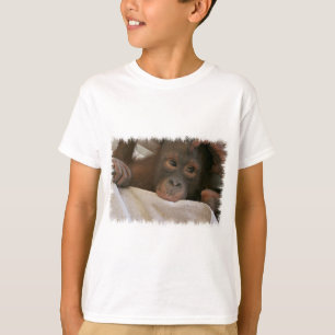 T-tröja för babyschimpansbarn tee shirt