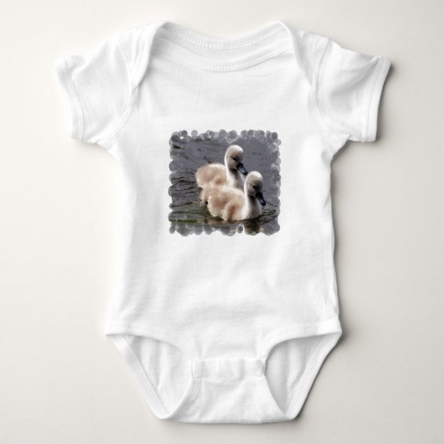 T-tröja för babysvanbaby t shirt (Framsida)