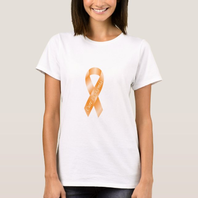 T-tröja för band för botLeukemia orange T-shirt (Framsida)