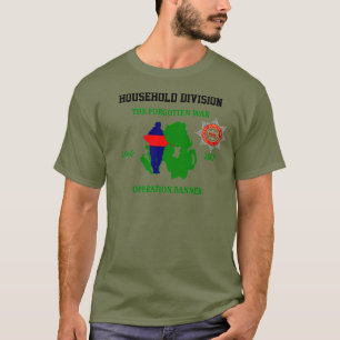 T-tröja för baner för Houeshold uppdelning Op T-shirt