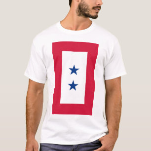 T-tröja för baner för stjärna för blått 2-St T Shirt