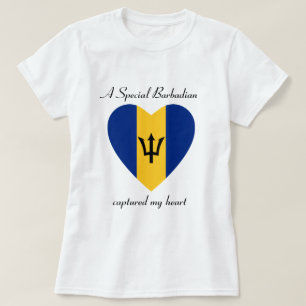 T-tröja för Barbados flaggaälskling T-shirt