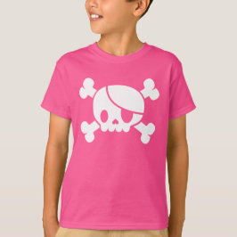 T-tröja för barnrosapirat t-shirt