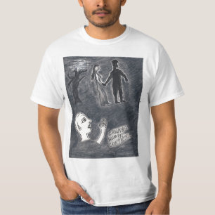 T-tröja för begärmänniskakontakt t-shirt