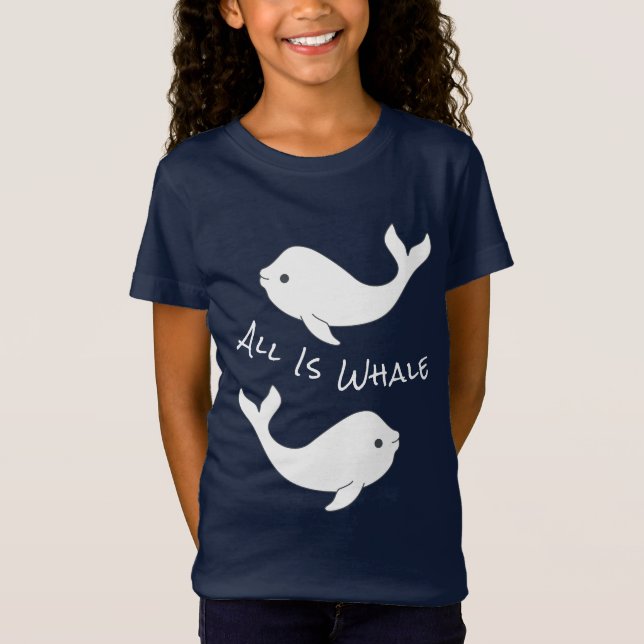 T-tröja för Belugavalvits (barnet) T Shirt (Framsida)