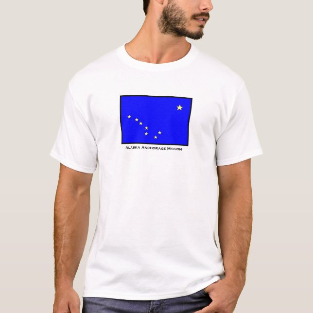 T-tröja för beskickning för Alaska ankring LDS T Shirt (Framsida)