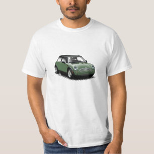 T-tröja för bil för brittisk tävlagrönt moder t shirt