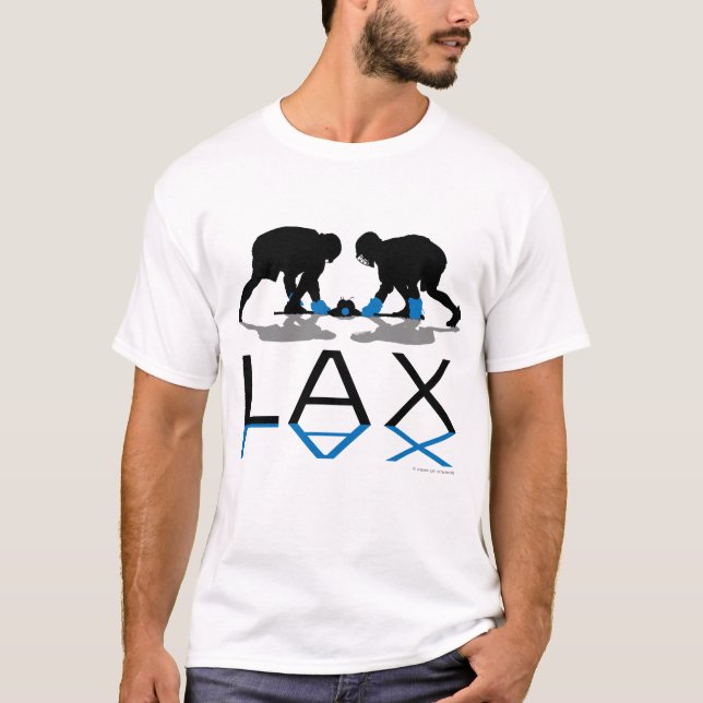 T-tröja för blått för Lacrossepojkar SLAPP T-shirt (Framsida)