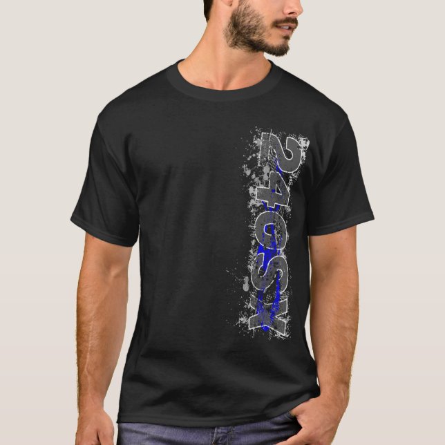 T-tröja för blått v2 för 240SX Vert Tee Shirt (Framsida)