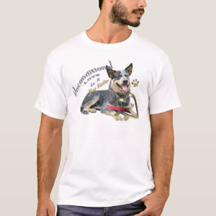 T-tröja för blåttHeeler ovillkorliga kärlek T-shirt
