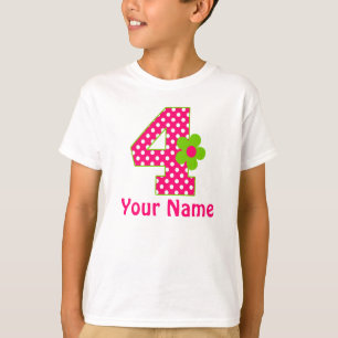 T-tröja för blomma för för 4e t-shirt