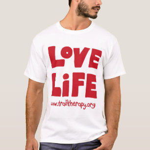 T-tröja för bomull för kärlekliv (stor) t-shirt