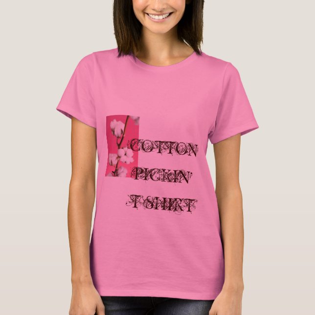T-TRÖJA FÖR BOMULL PICKIN TEE SHIRT (Framsida)