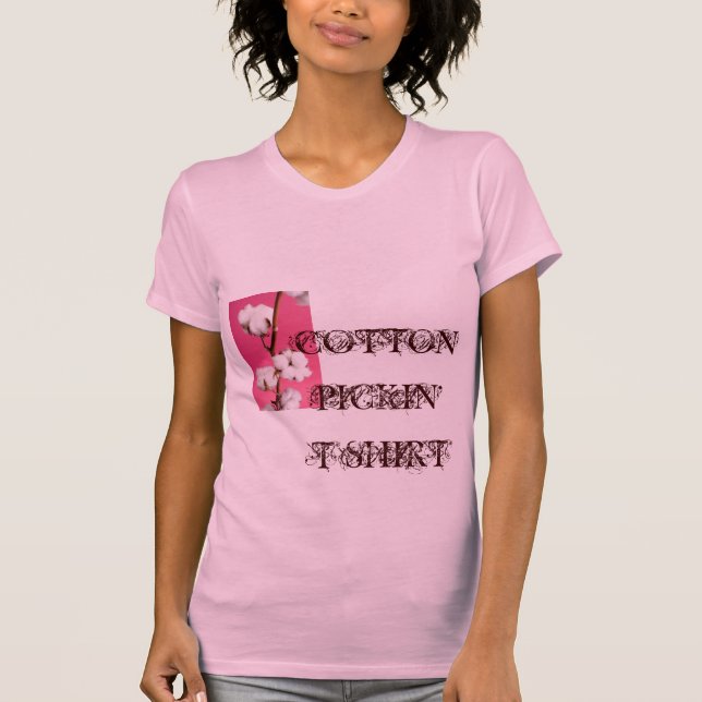 T-TRÖJA FÖR BOMULL PICKIN TEE SHIRT (Framsida)