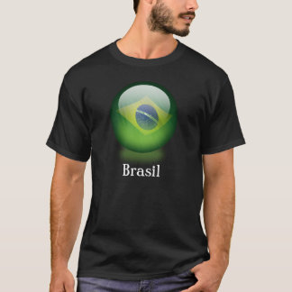 T-tröja för Brasilien orbmörk Tee Shirt