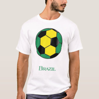 T-tröja för Brasilien vmfotboll Tee Shirt
