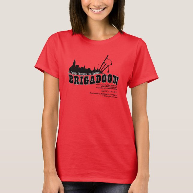 T-tröja för Brigadoon Castdamer Tee Shirt (Framsida)