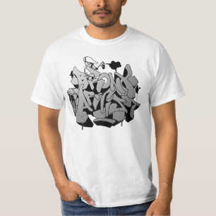 T-TRÖJA FÖR BRONX KONSTNÄRGRAFITTI VID ZIMAD T-SHIRT