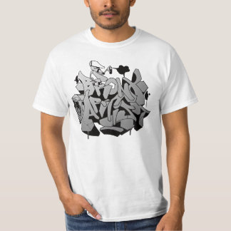 T-TRÖJA FÖR BRONX KONSTNÄRGRAFITTI VID ZIMAD T-SHIRT