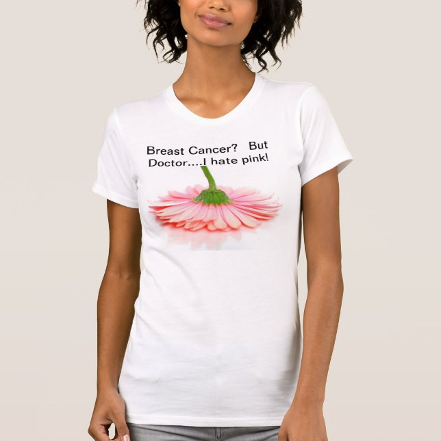 T-tröja för bröstcancer överlevande tee shirt (Framsida)
