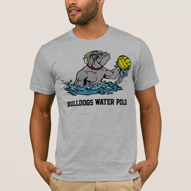 T-tröja för bulldoggvattenPolo T-shirt (Framsida)