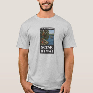 T-tröja för Byway för San Juan öar scenisk T-shirt