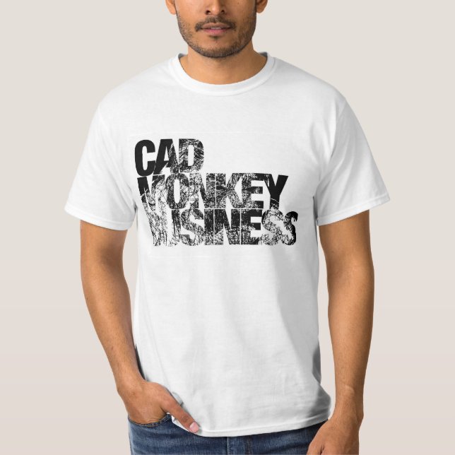 T-tröja för CAD-apaaffär Tee Shirt (Framsida)