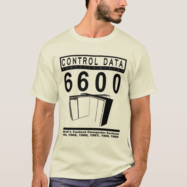 T-tröja för CDC 6600 T Shirt (Framsida)