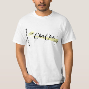 T-tröja för cha-chapojkelogotyp tee